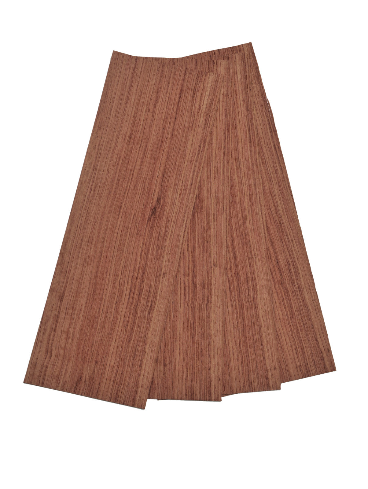 Bubinga veneer. Set of 4 sheets: 22" x 7" ( 56 x 18 cm )