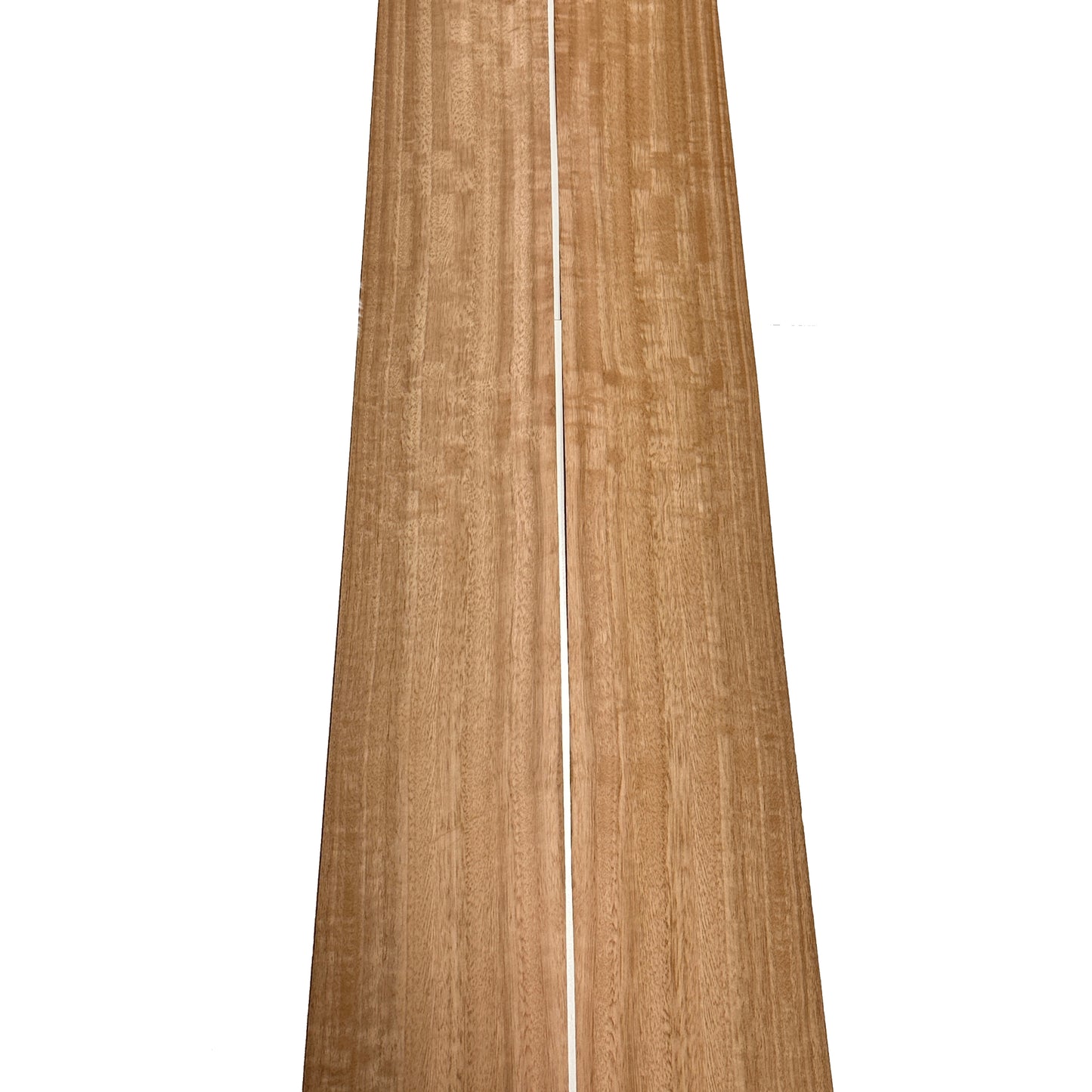 Figured Eucalyptus wood veneer sheet 7ft 7" x 5" ( 230 x 13 cm )