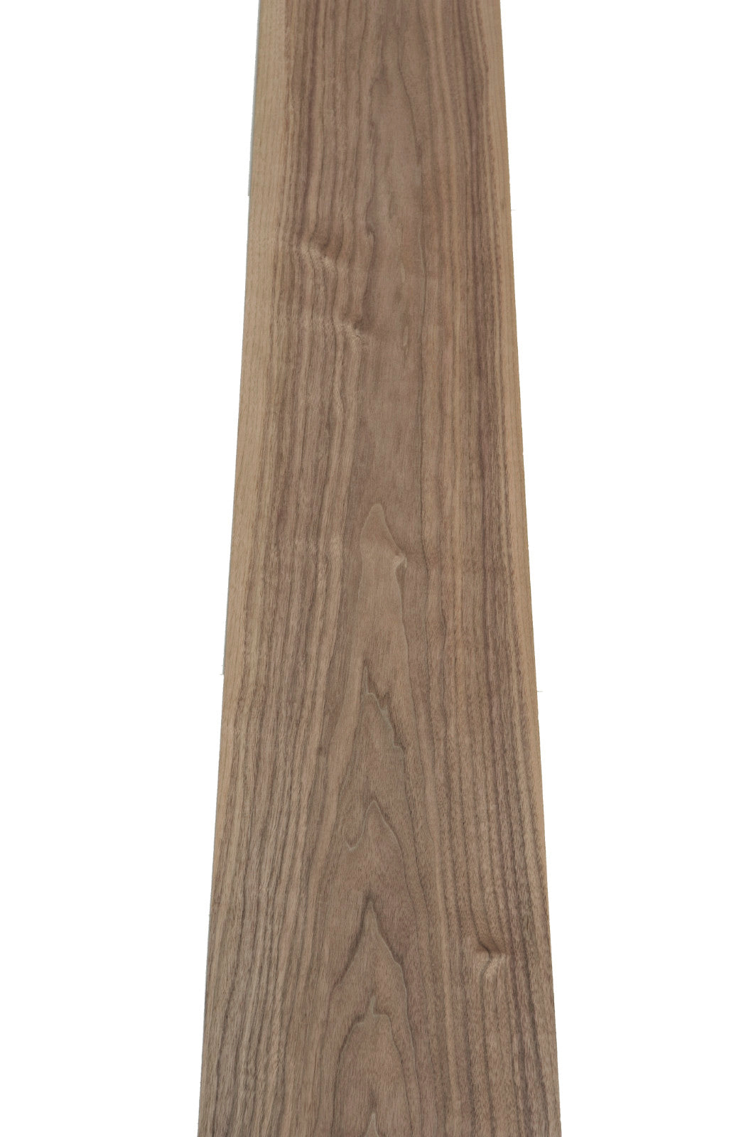 American Walnut crown cut wood veneer. Sheet 7ft 5" x 9-11" ( 225 x 23-28 cm )