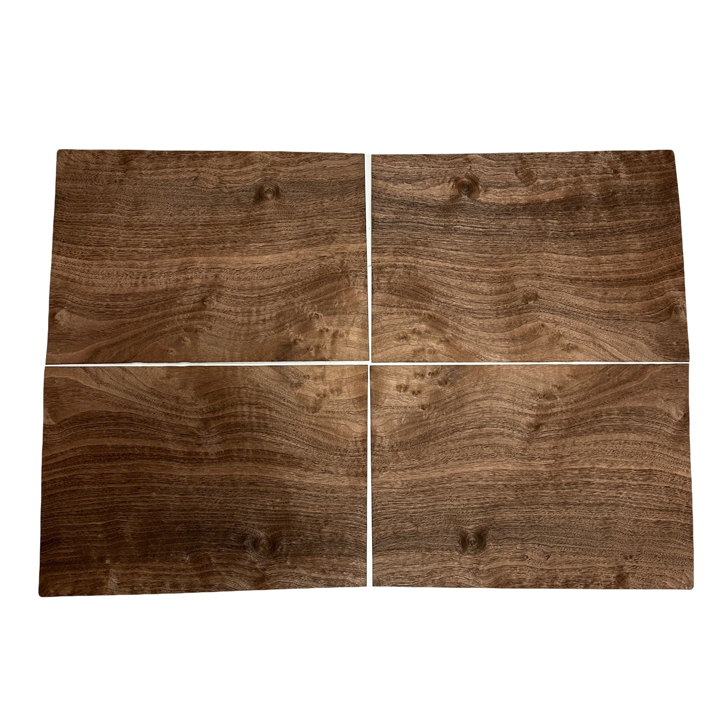 Walnut veneer sheets