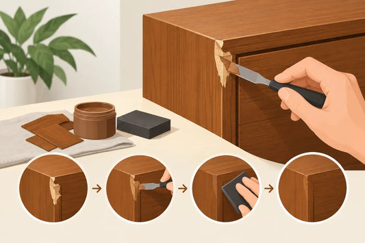 How to Repair Chipped Furniture Veneer Properly