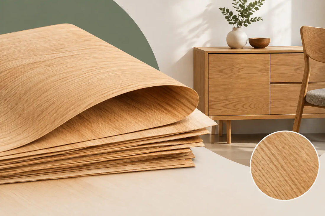 Oak Veneer Sheets for Furniture and Repairs