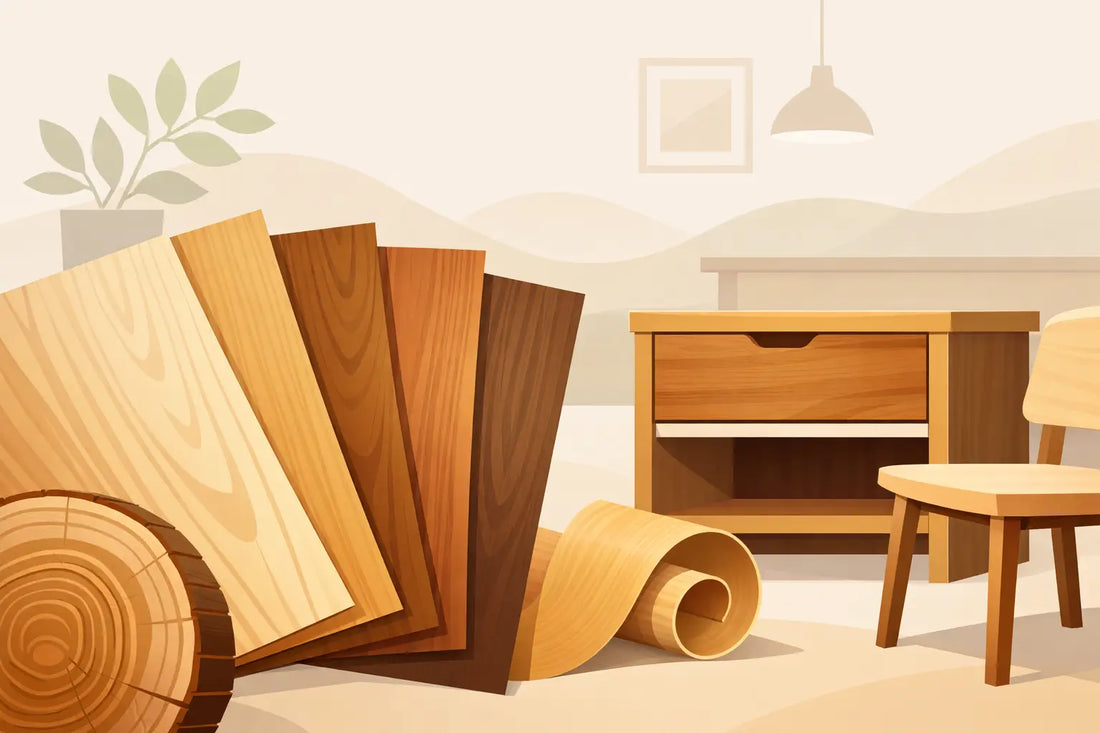 Natural Wood Veneer Sheets for Furniture Projects