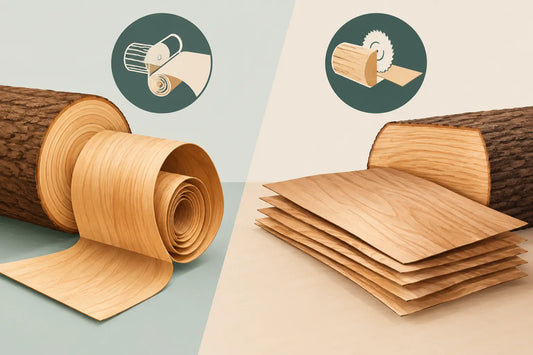 Rotary Cut Versus Sliced Veneer Explained