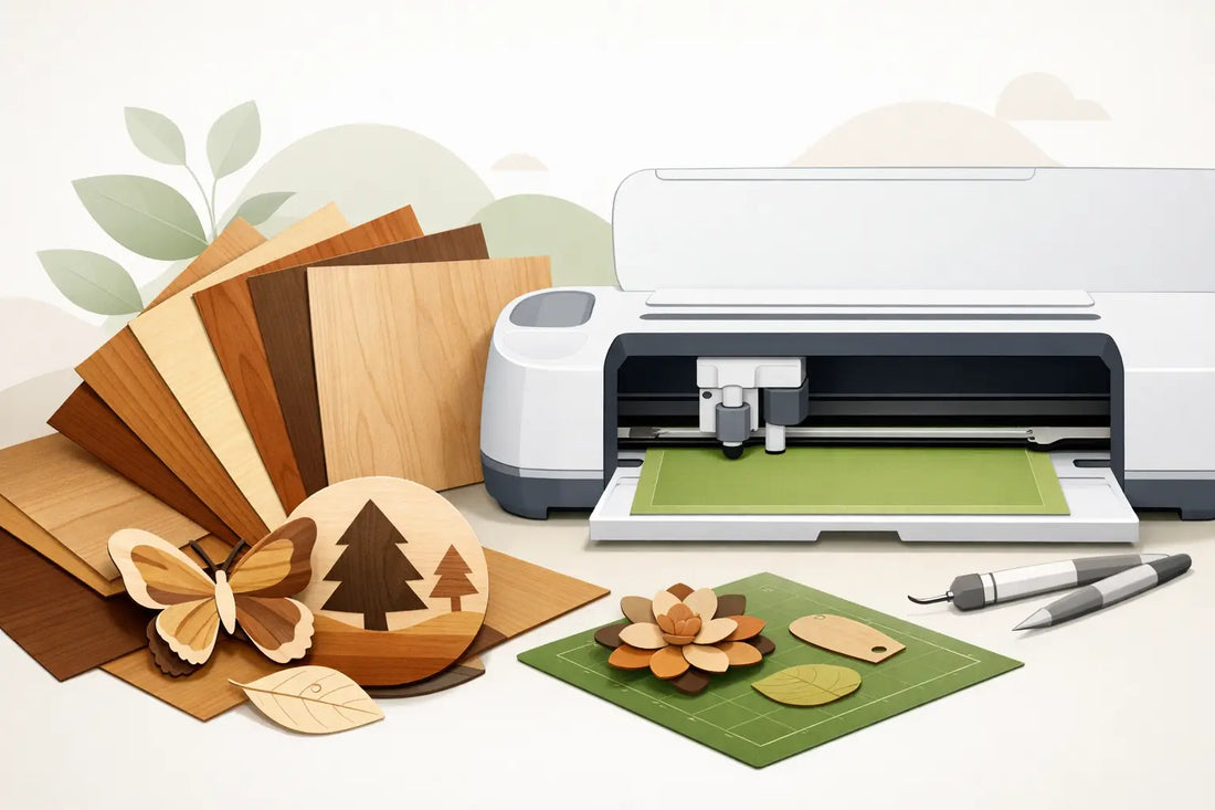 Natural Wood Veneer Sheets for Cricut Projects