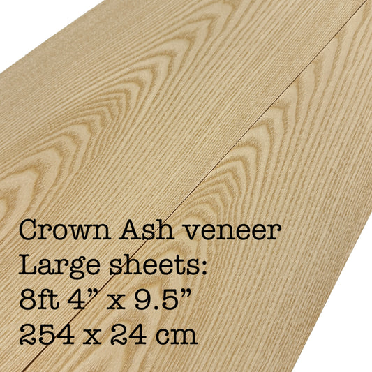 Ash wood veneer sheets