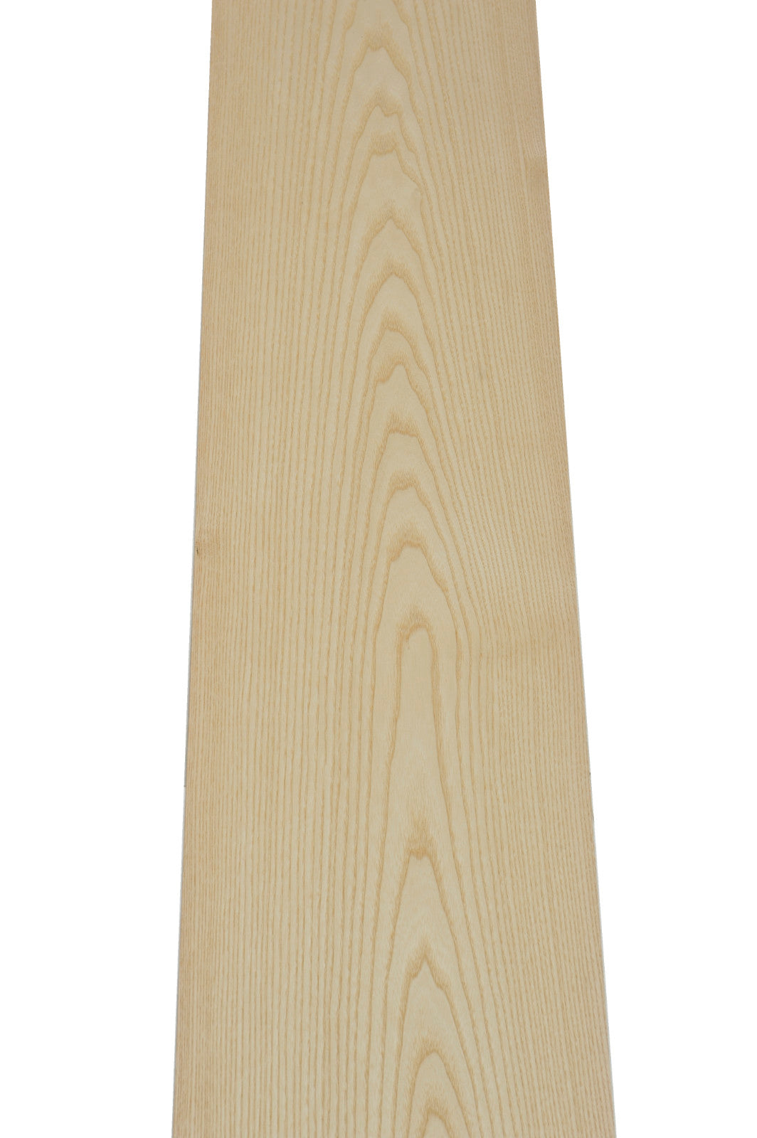 Ash wood veneer. Sheet 8ft 2" x 10.5" ( 244 x 27 cm )