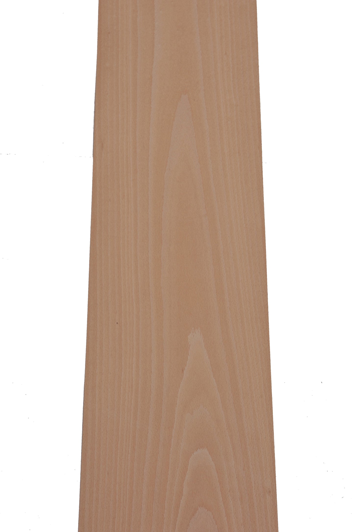 Steamed Beech natural wood veneer. Sheet 7ft 7" x 9.5" ( 230 x 24 cm )