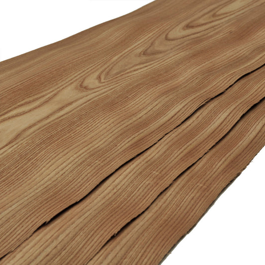 Red Elm - crown cut wood veneer. Sheet 6ft 7" x 11.5" ( 200 x 29 cm )