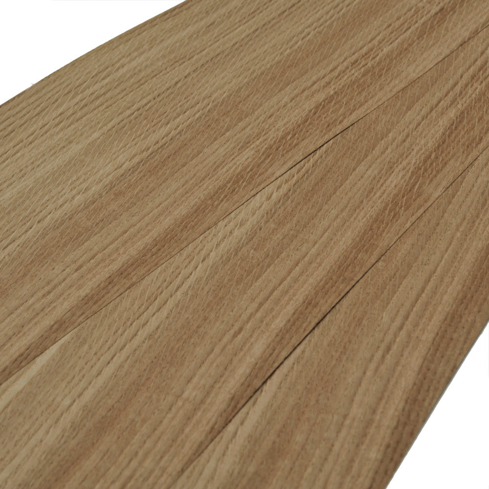 European Oak wood veneer. Quartered cut sheet 7ft x 7" ( 214 x 18 cm )