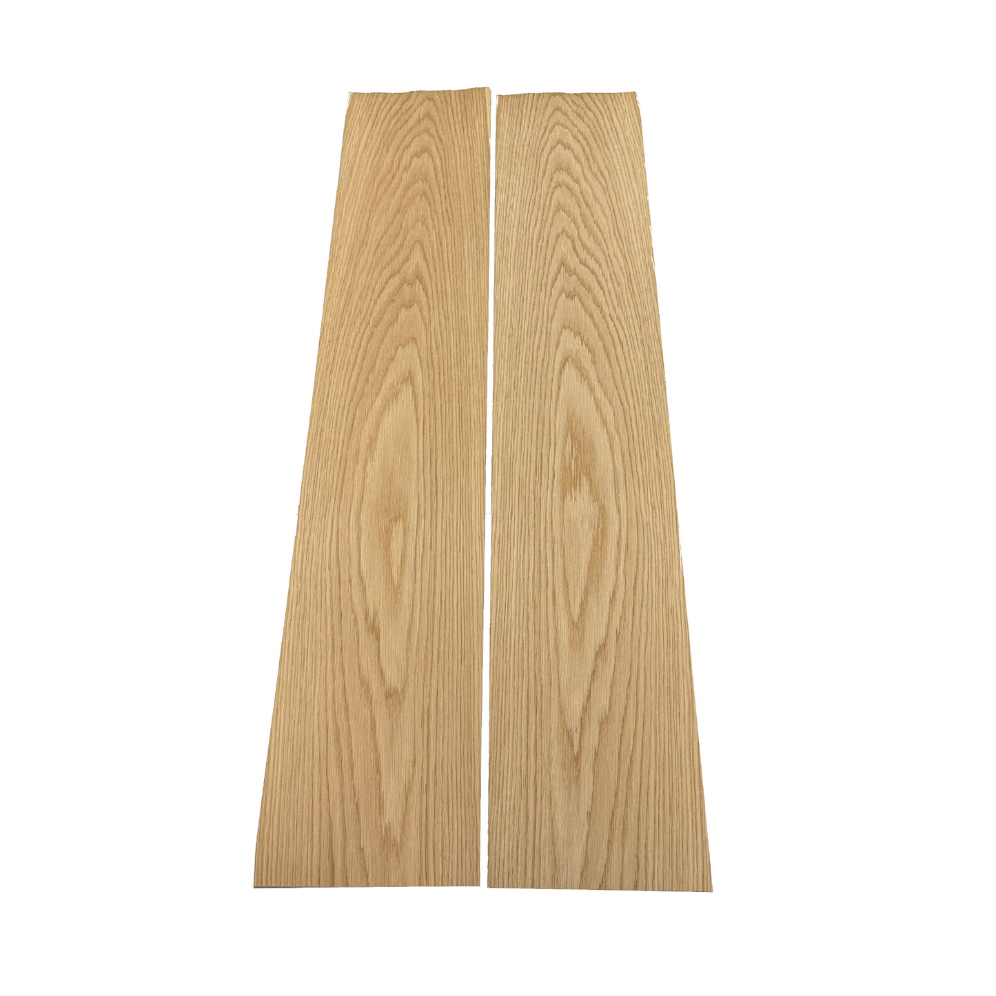 European Oak wood veneer. 2 sheets 3ft 7" x 8" ( 110 x 21 cm )