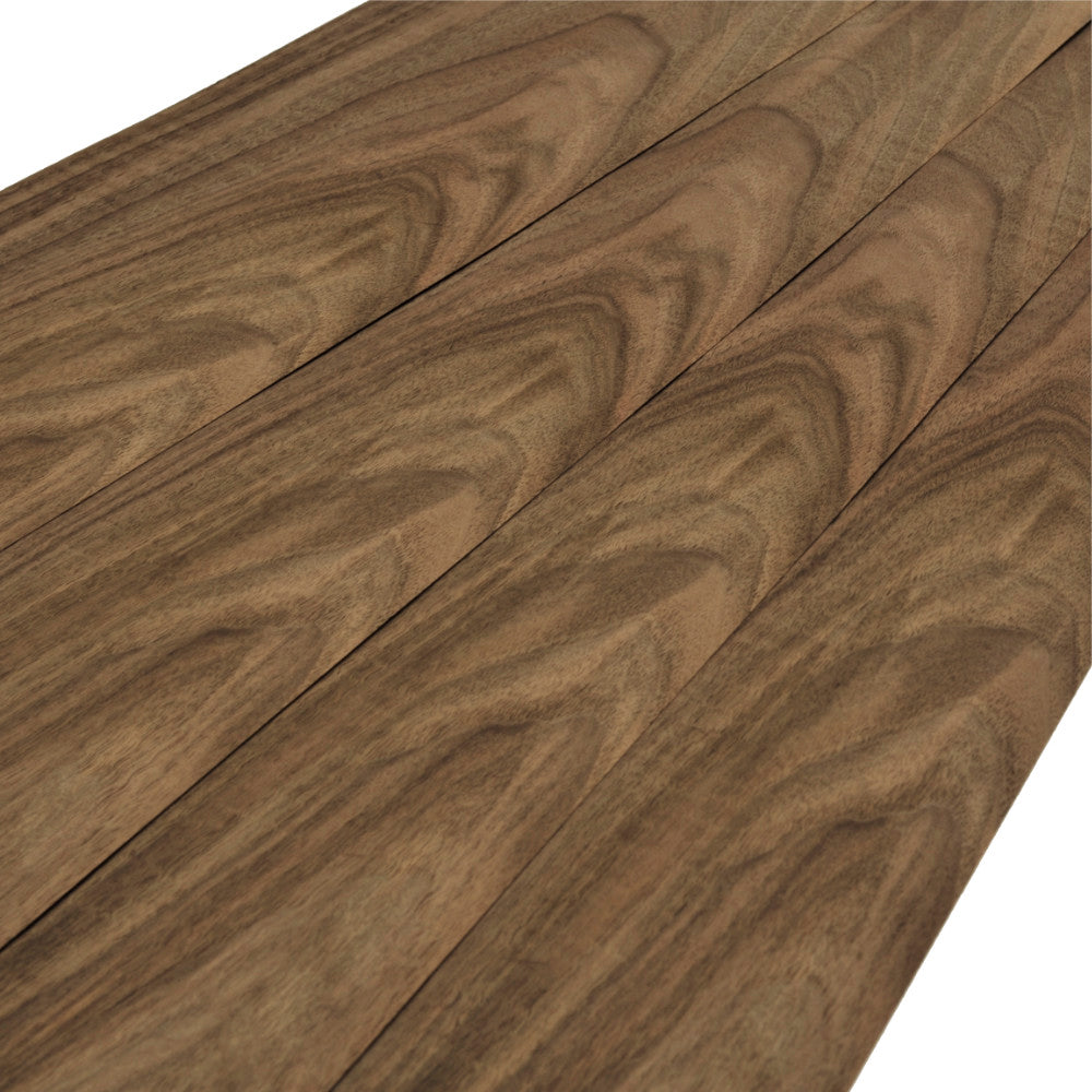 European Walnut crown cut wood veneer. Sheet 7ft 11" x 6" ( 240 x 15 cm )