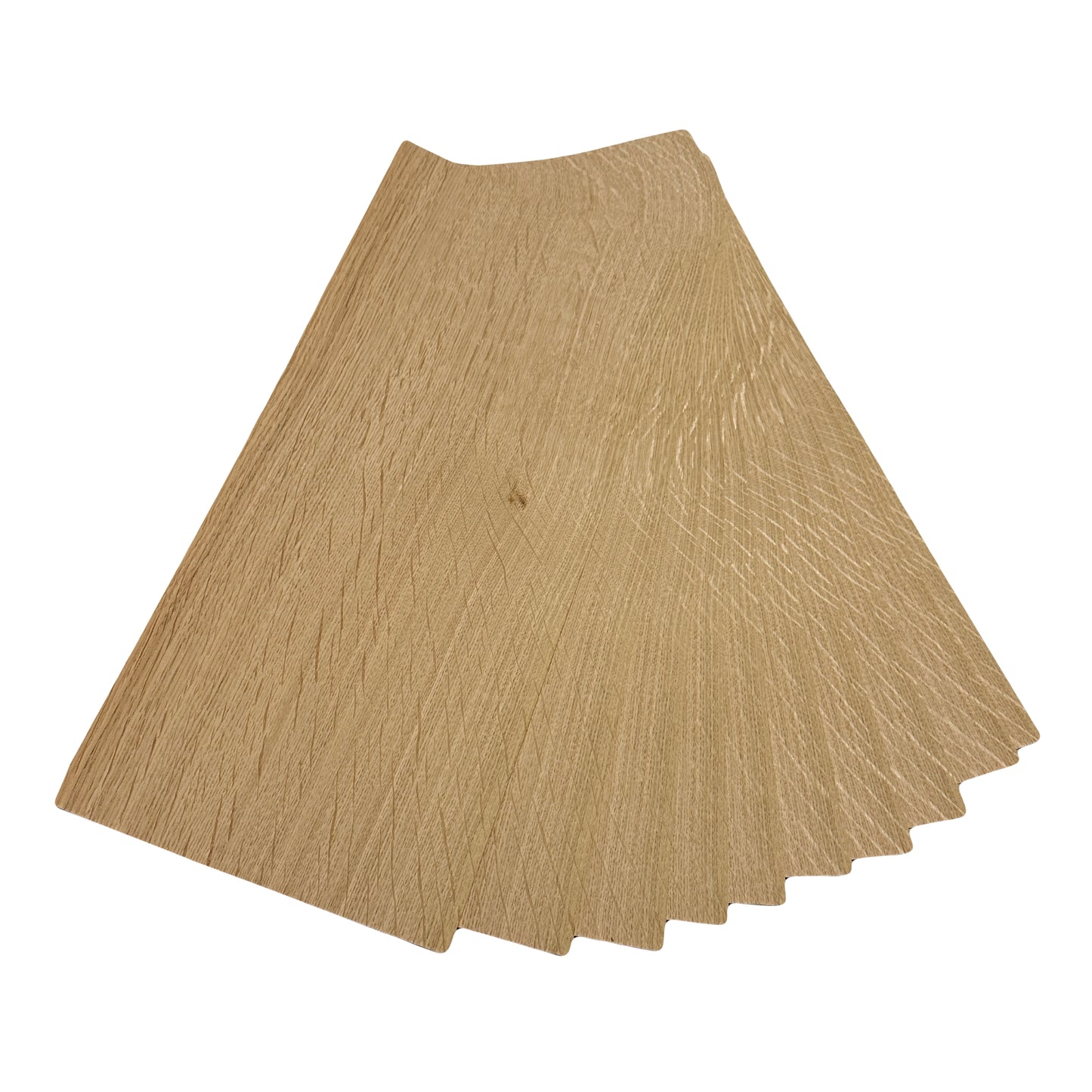 Rift cut oak veneer