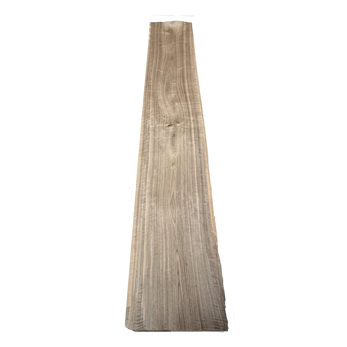 American Walnut wood veneer. Sheet 8ft 6” x 19 -16" ( 260 x 48-40 cm )