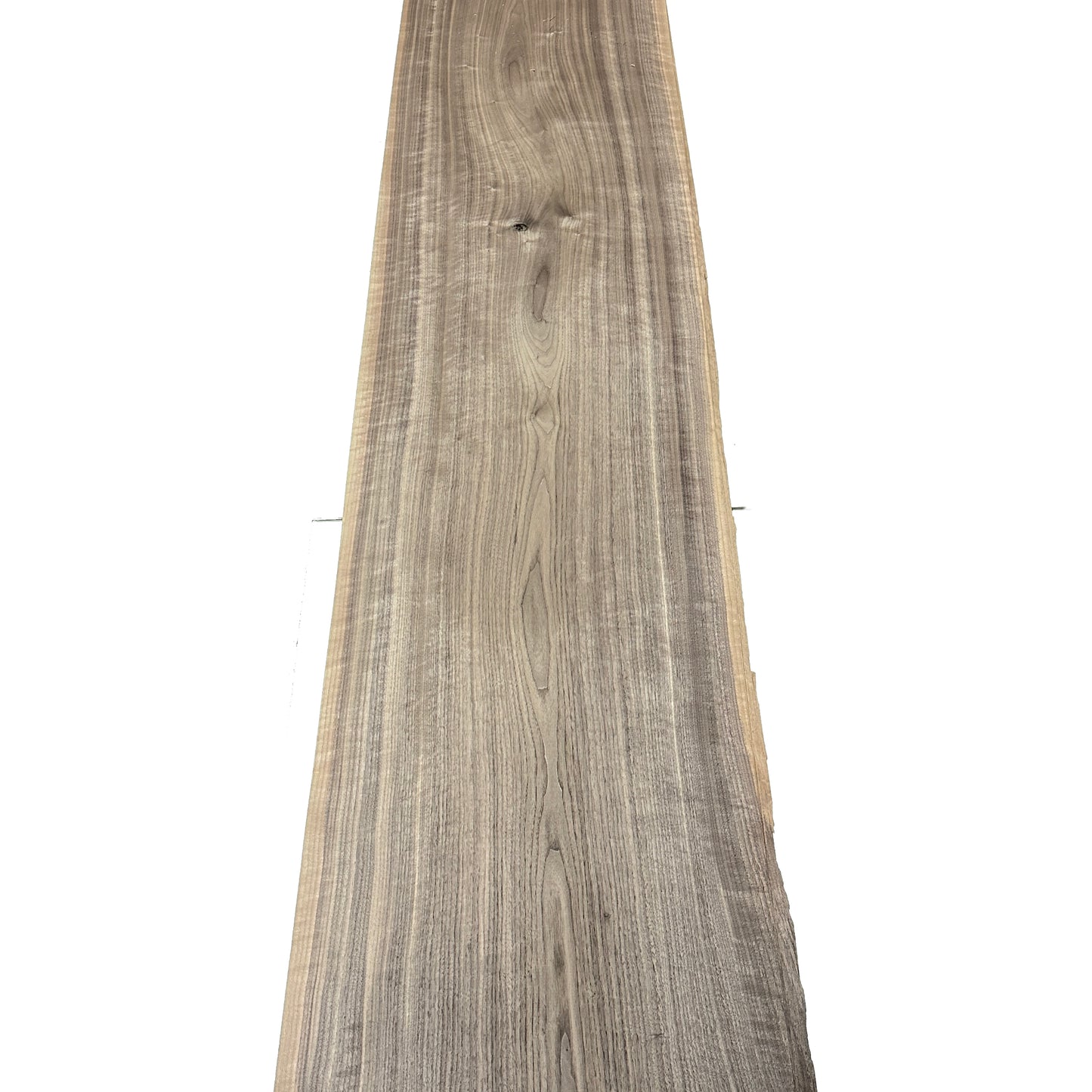 American Walnut wood veneer. Sheet 8ft 6” x 19 -16" ( 260 x 48-40 cm )