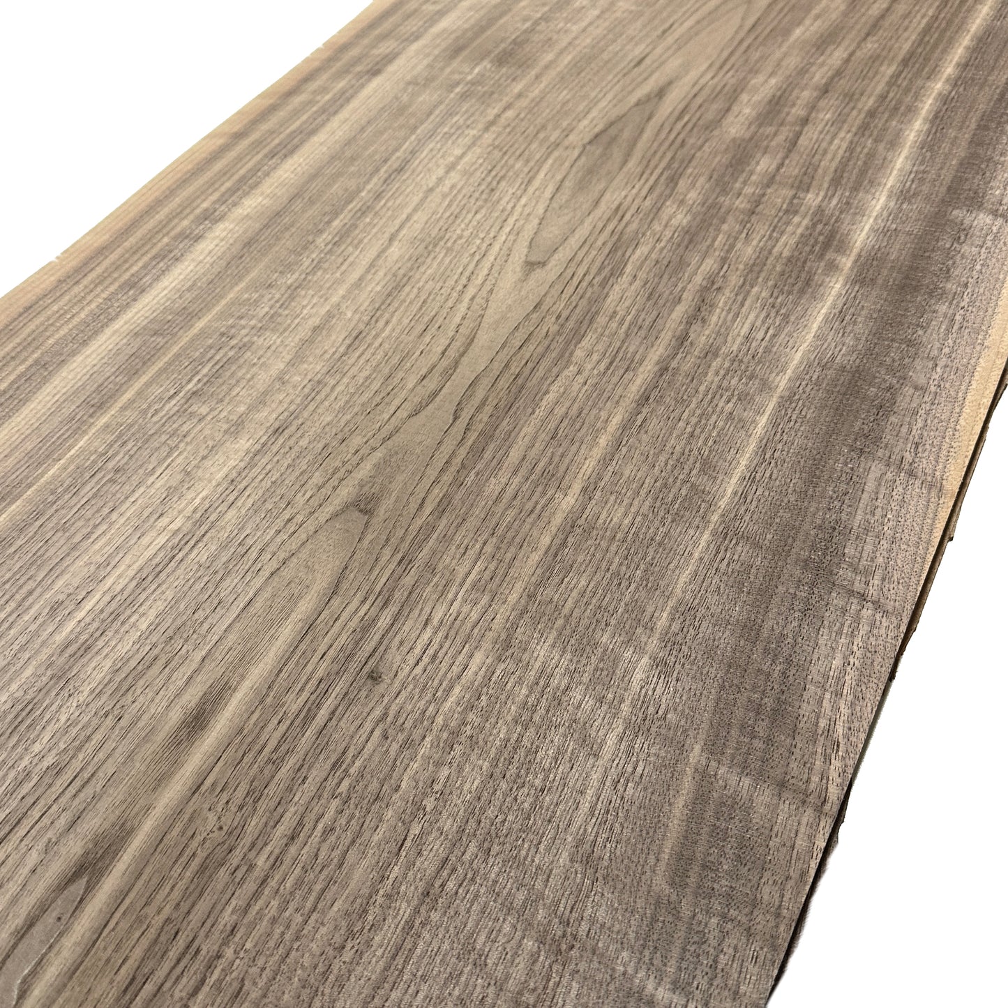 American Walnut wood veneer. Sheet 8ft 6” x 19 -16" ( 260 x 48-40 cm )