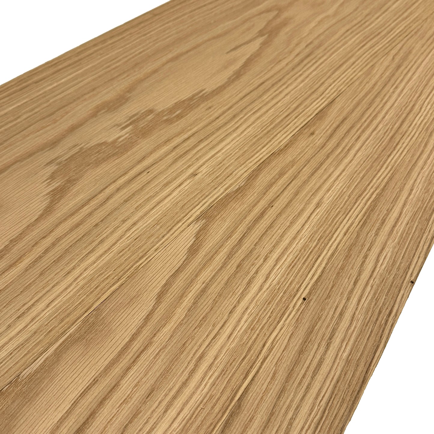 American Oak wood veneer. Crown cut sheet 8ft - 8" ( 244 x 20 cm )