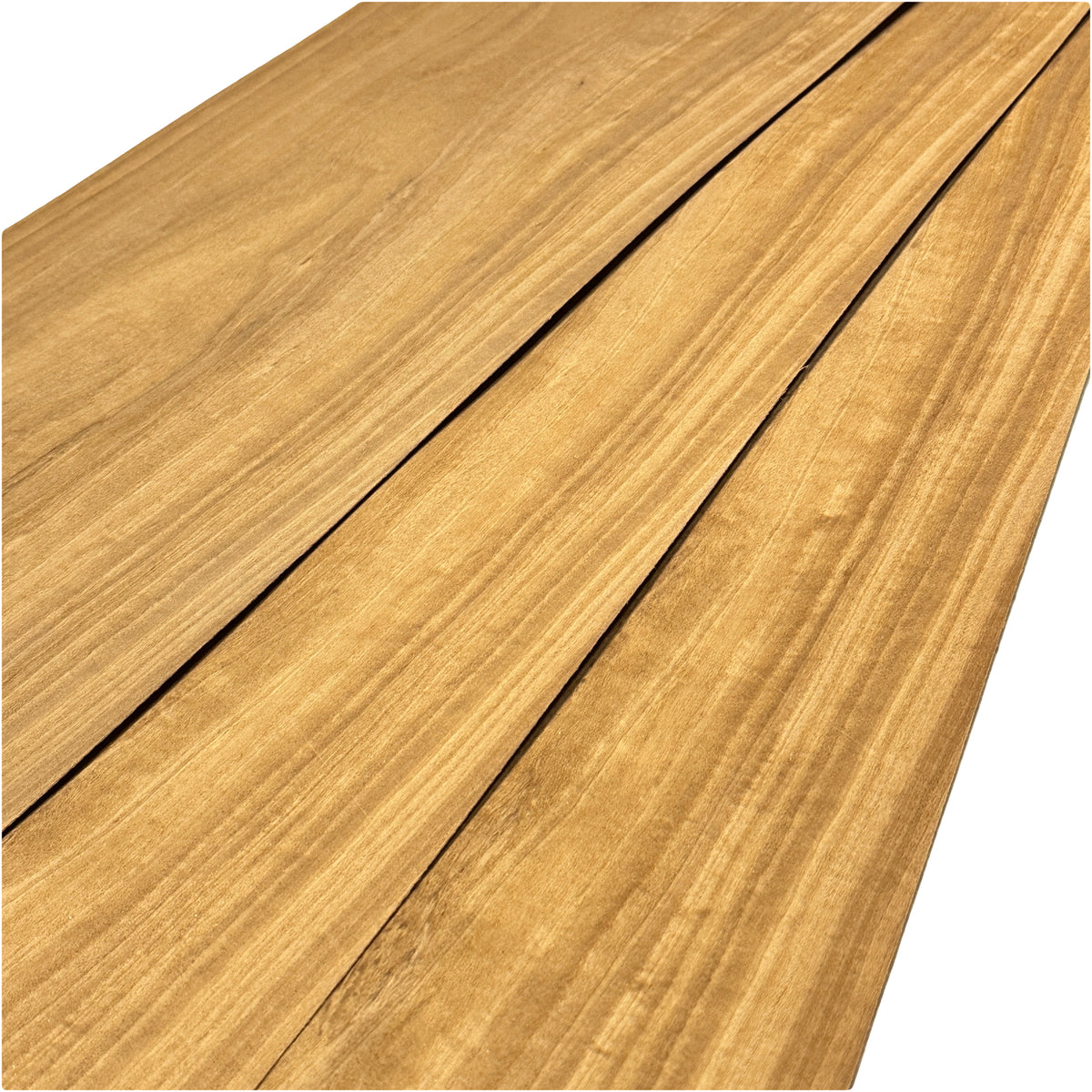Satinwood veneer 4ft 4" x 6.5 - 8" ( 132 x 17-20 cm )