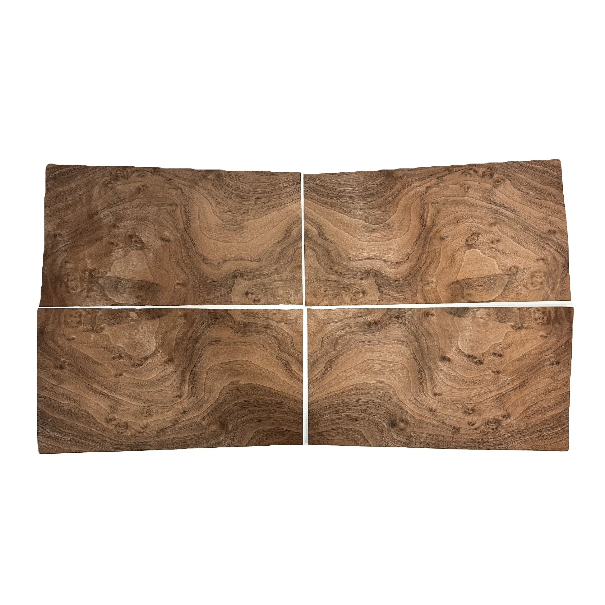 bookmached wood veneers
