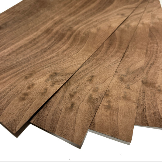 Walnut cluster veneer sheets