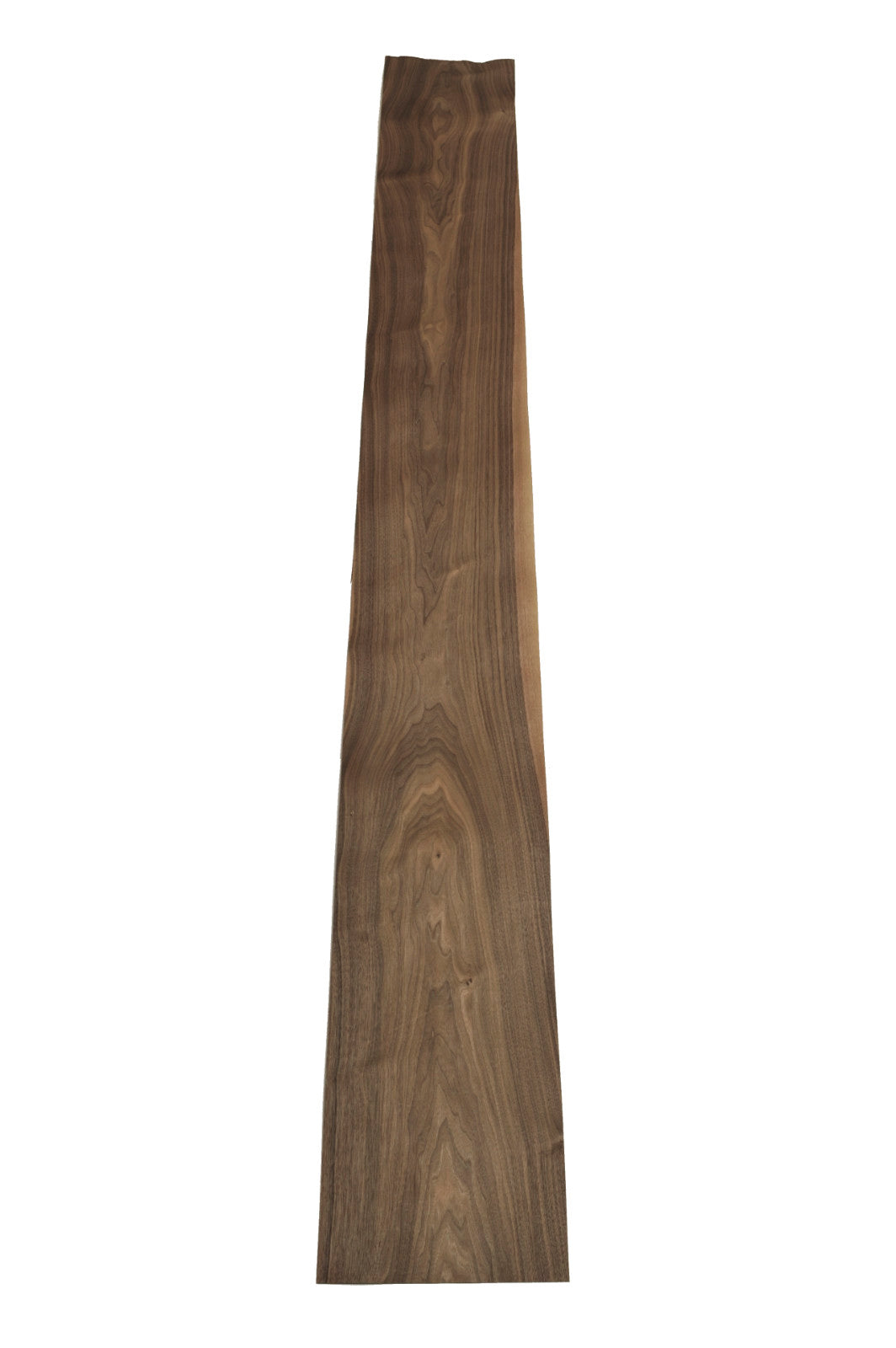 American Walnut crown cut wood veneer. Sheet 8ft 8" x 12" ( 264 x 30 cm )