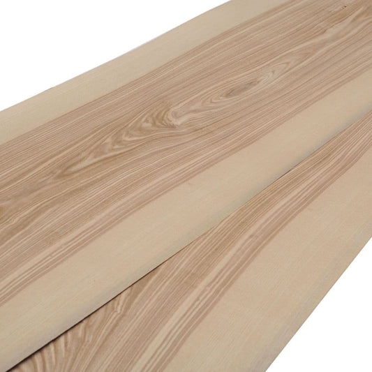 Crown Olive Ash wood veneer. Sheet 8ft 2" x 18" ( 250 x 43 cm )